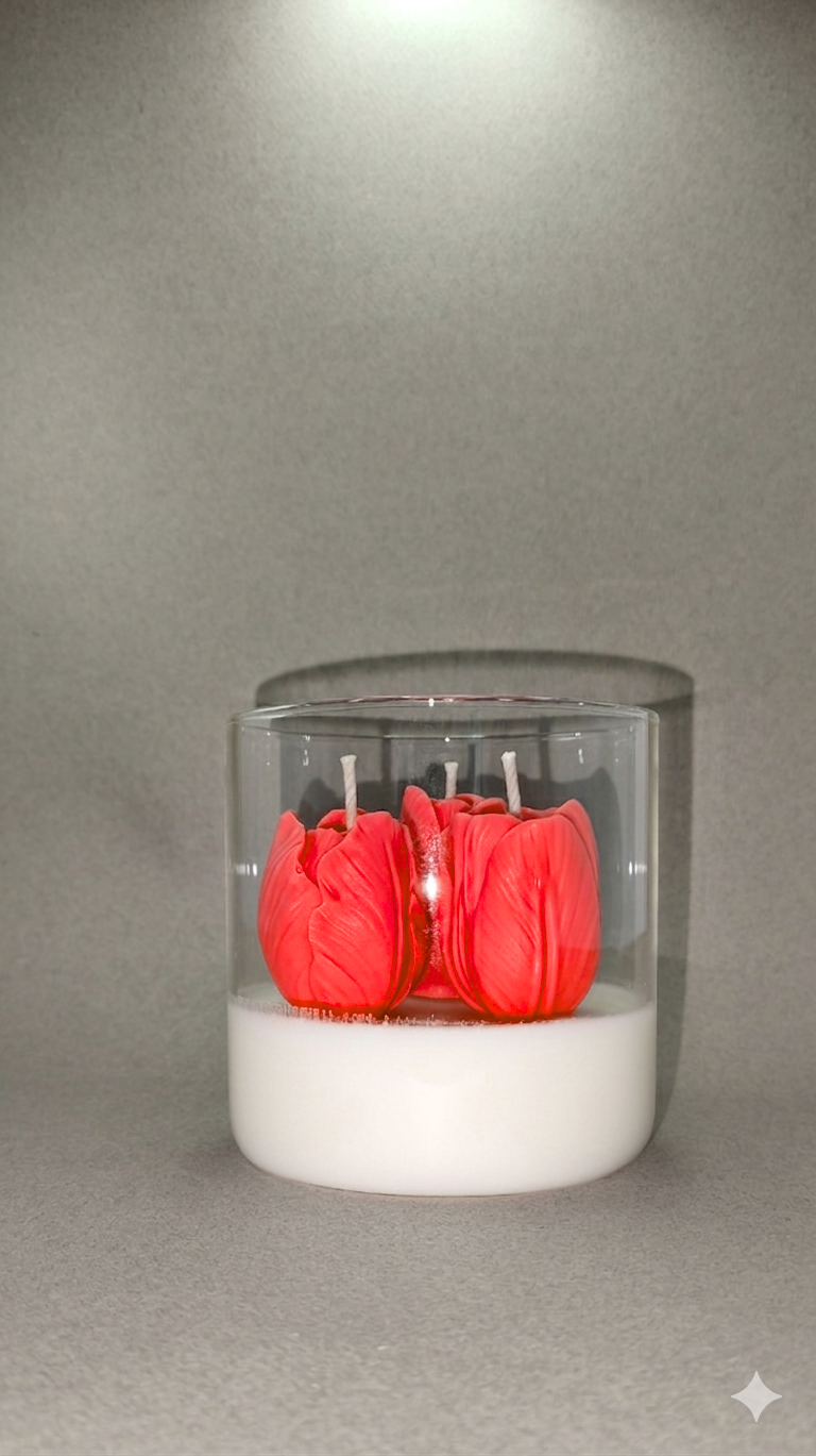 Bocal 3 tulipes